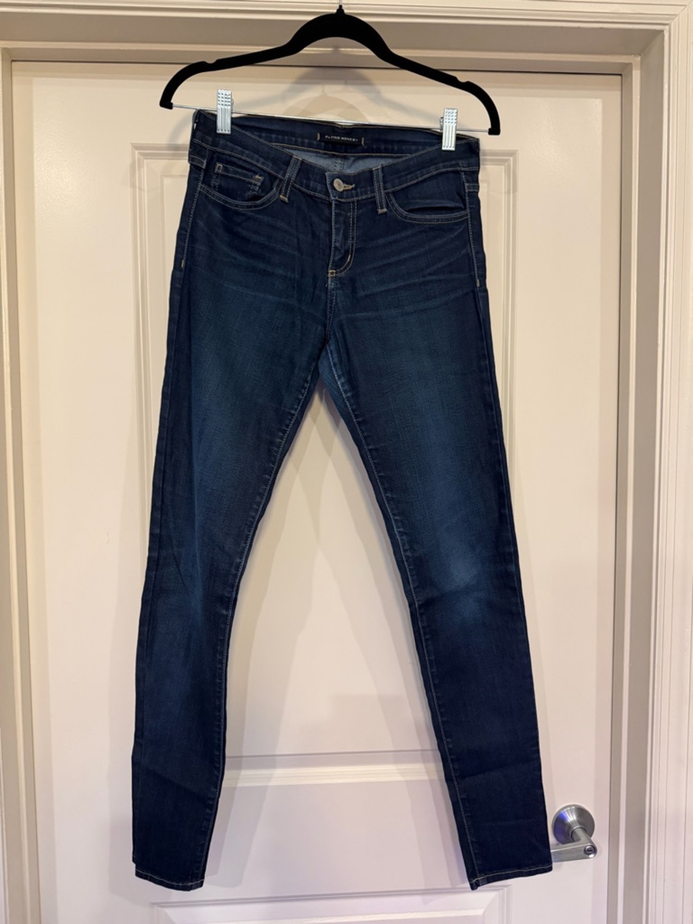 Flying Monkey Dark Indigo Skinny Jeans NWOT size 28